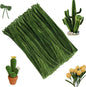 Green Pipe Cleaners for Arts and Crafts Pack of 100
