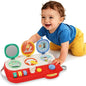 Montessori Busy Board Activity Center for Toddlers 1+ Sensory Travel Toy with Mirror & Fine Motor Skills