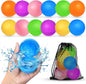 12 Pack Reusable Water balls, Magnetic Self-Sealing