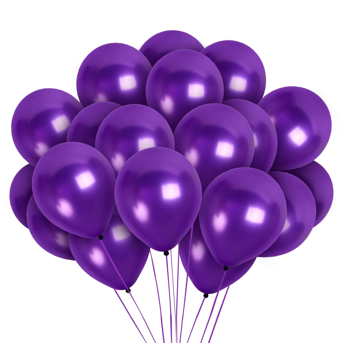 Le Ballon Français – Metallic Violet Balloons 30cm | 50 pcs