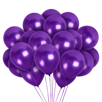 Le Ballon Français – Metallic Violet Balloons 30cm | 50 pcs