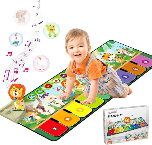 Piano Dance Mat Built in 19 Sounds & Recording Function for Toddlers