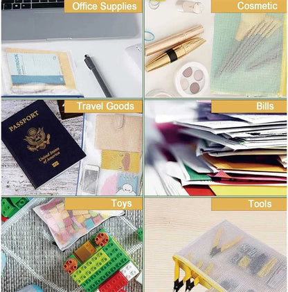 Kidsy Activity Organizer Pouch A6 Mesh Zipper Bag