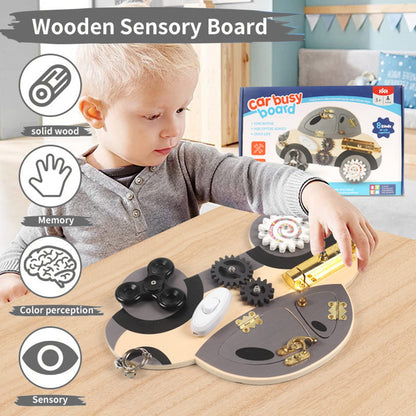 Montessori Unlocking Car Busy Board