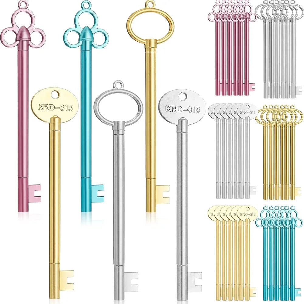 Vintage Key Gel Ink Pens, Cute Novelty Pens