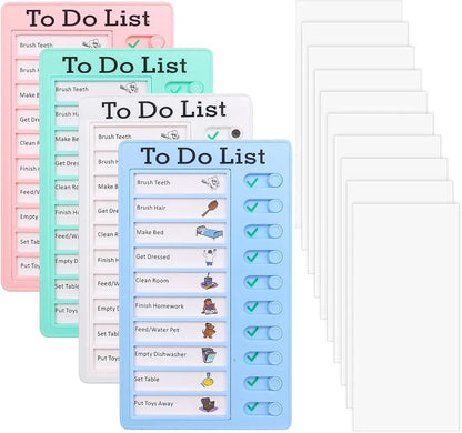 To Do List Checklist Board with Interchangeable Blank Papers