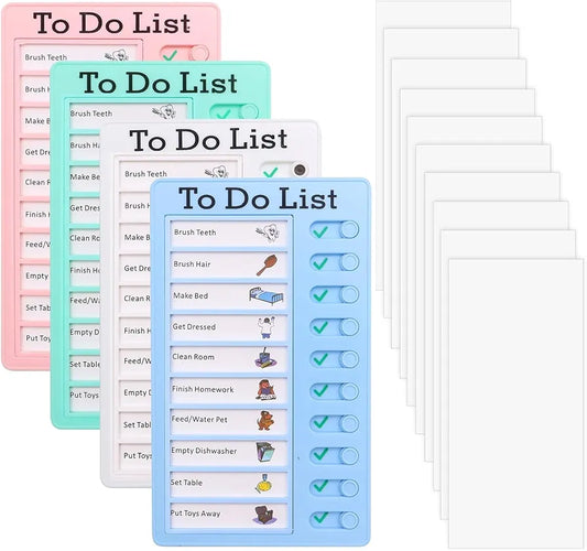 To Do List Checklist Board with Interchangeable Blank Papers