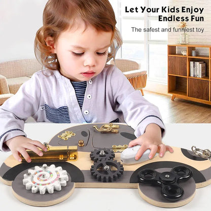 Montessori Unlocking Car Busy Board