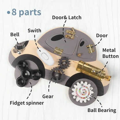 Montessori Unlocking Car Busy Board
