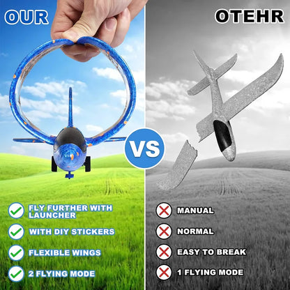 3 pack Plane Launcher, Outdoor interactive toy