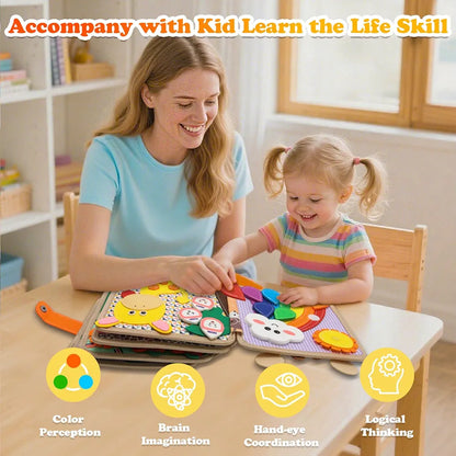 Montessori toddler busy book