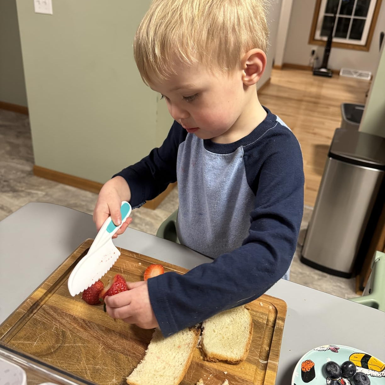 Montessori knife Set for Kids (3 pcs) Make Cooking Fun, Safe & Easy!