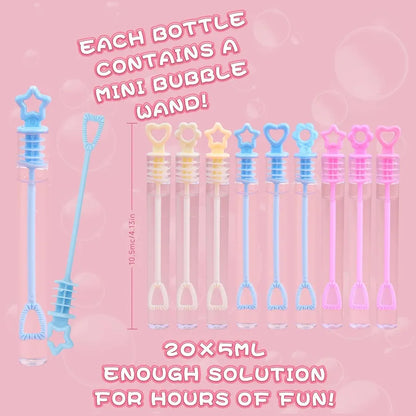 20 pieces mini bubble set