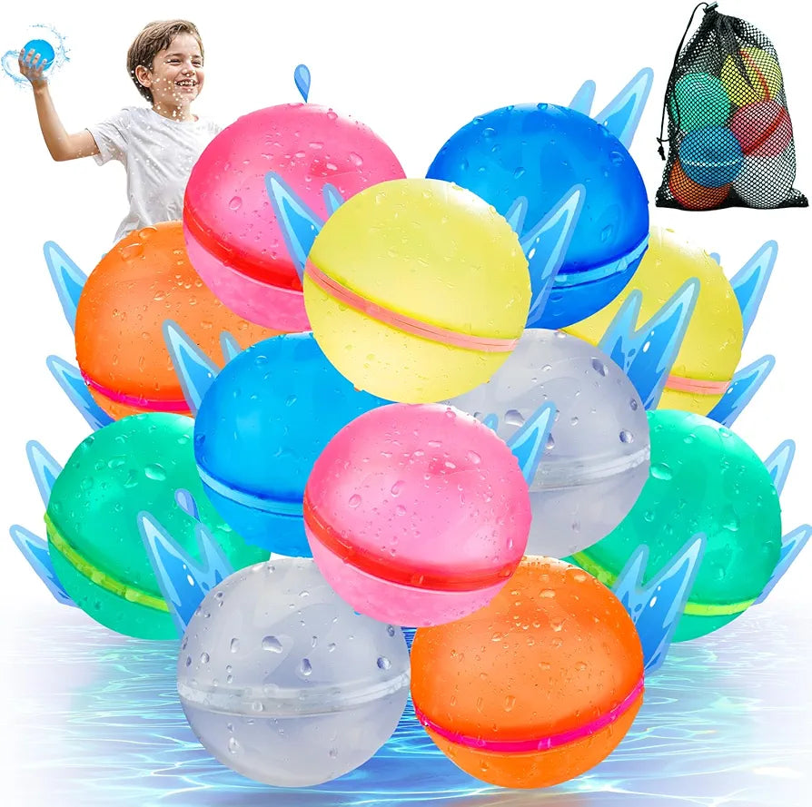 Magnetic Self-Sealing Reusable Water Balloons
