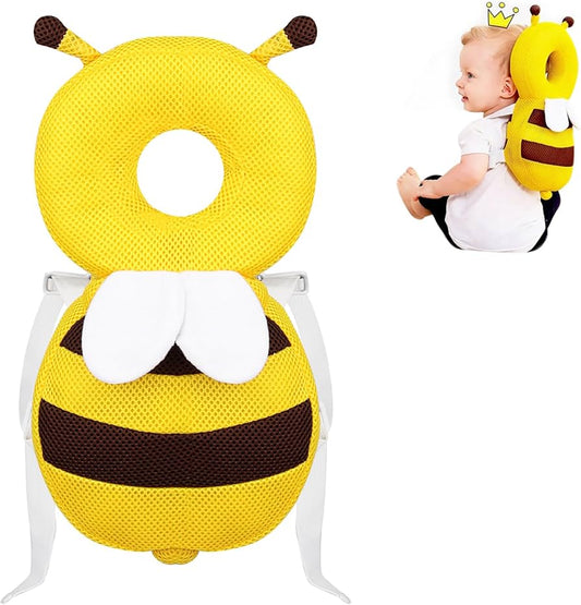 Baby Headguard Honey bee Safety Cushion - Back Protection Pillow for 4-36 Months