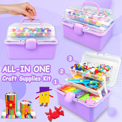 All in One DIY Craft Box Kit Arts and Crafts Supplies