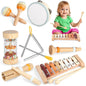 Montessori Musical Toy Set (12M+) | Baby Music Wooden Box 🎶
