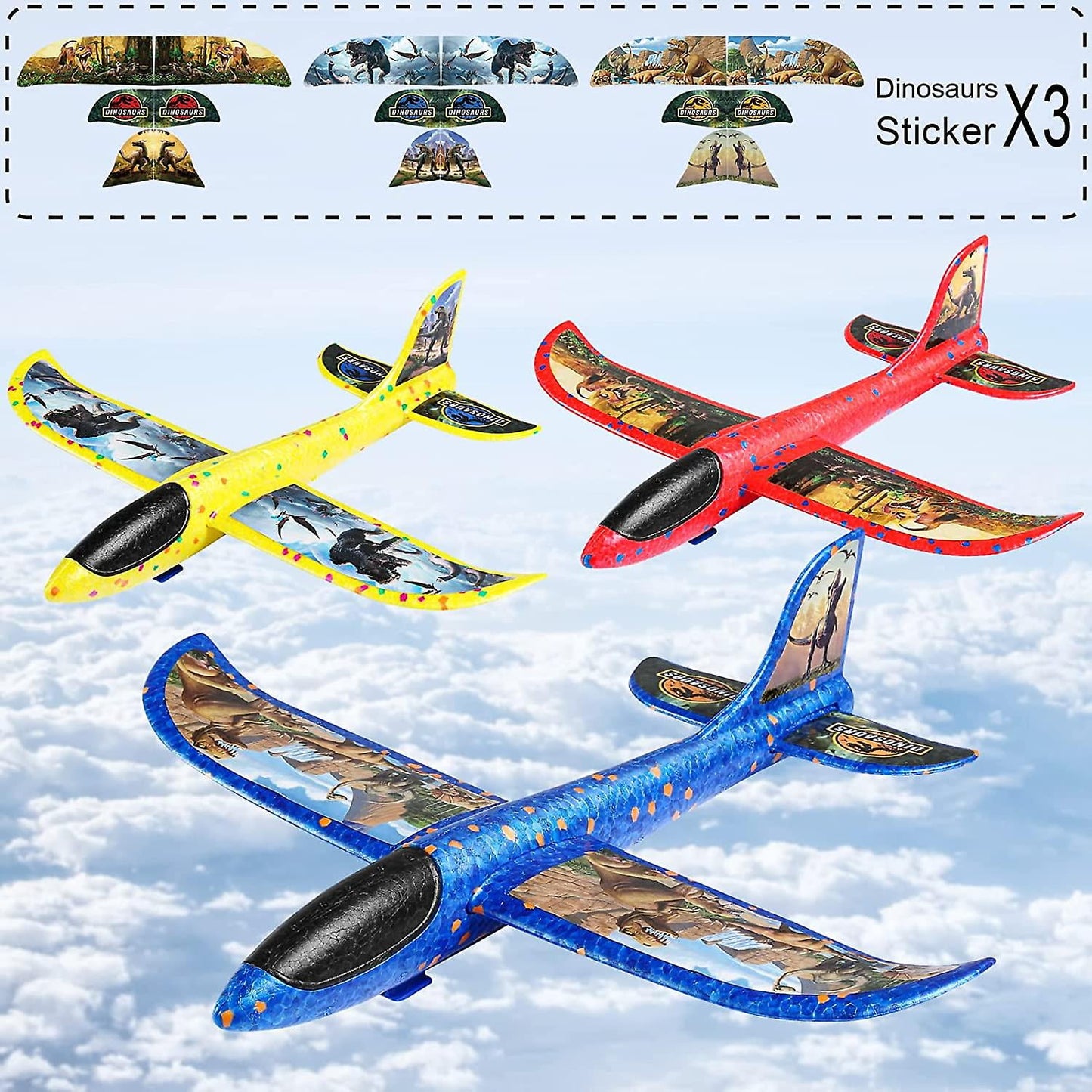 3 pack Plane Launcher, Outdoor interactive toy