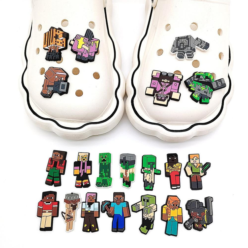 Minecraft Shoe Charms Set 10pcs (Random Designs)