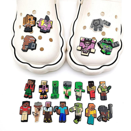 Minecraft Shoe Charms Set 10pcs (Random Designs)
