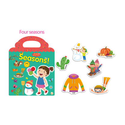 Reusable Stickers Book 4 Seasons