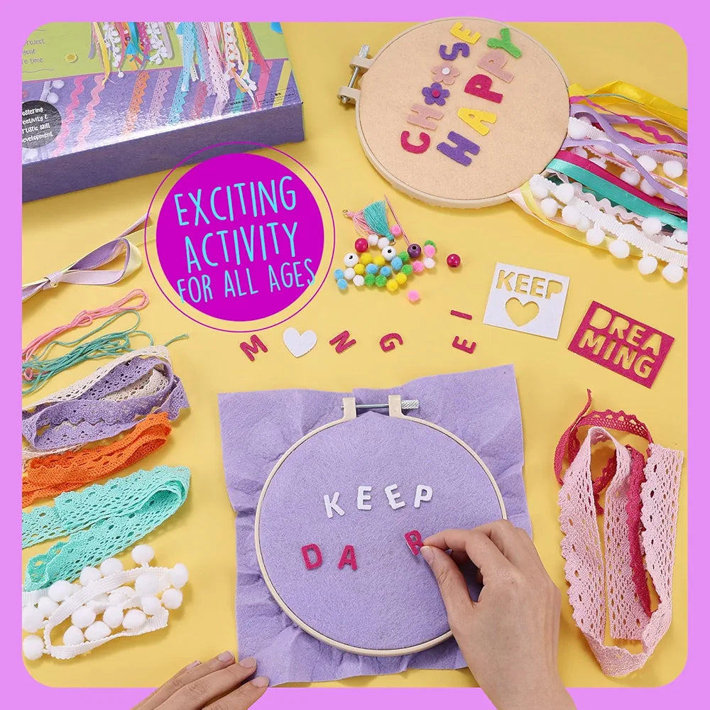 Dream Catcher Craft Kit™ Create 2 Beautiful Room Decorations (39+ Pieces)