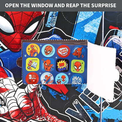 Marvel Boys Spiderman Advent Calendar with 24 Craft Activities