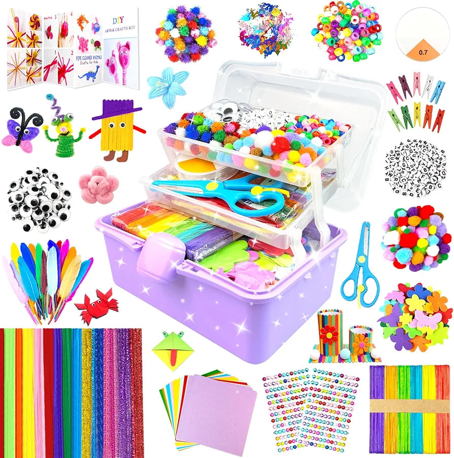 All in One DIY Craft Box Kit Arts and Crafts Supplies