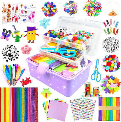 All in One DIY Craft Box Kit Arts and Crafts Supplies