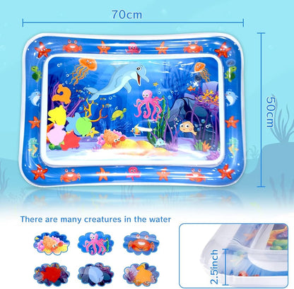 Baby Tummy Time Mat 70 x 50 cm for Baby from 3 6 9 Months