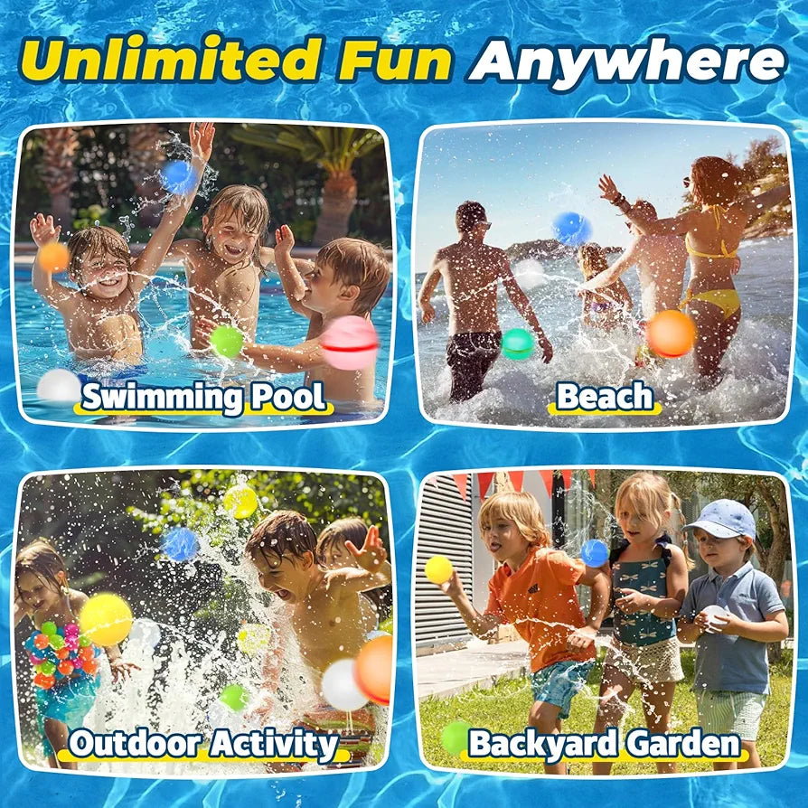 Magnetic Self-Sealing Reusable Water Balloons