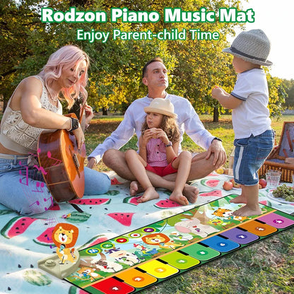 Piano Dance Mat Built in 19 Sounds & Recording Function for Toddlers