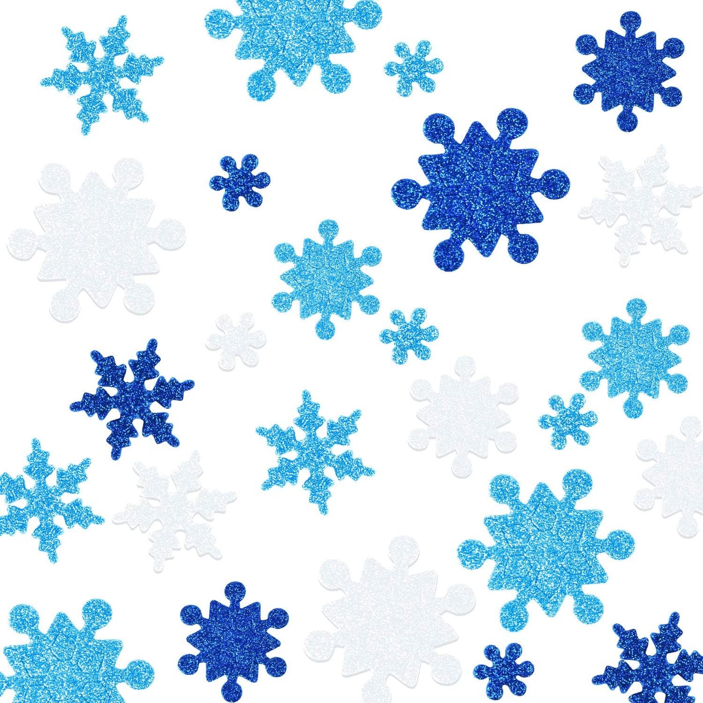 Self-Adhesive Snowflake Foam Stickers