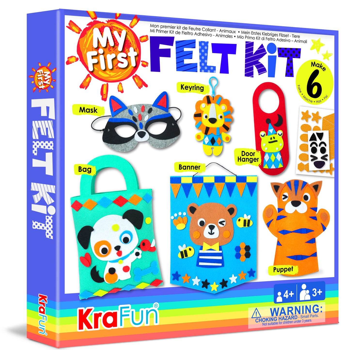 My First Felt Kit Animal Craft Kit For Kids And Toddlers