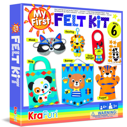 My First Felt Kit Animal Craft Kit For Kids And Toddlers