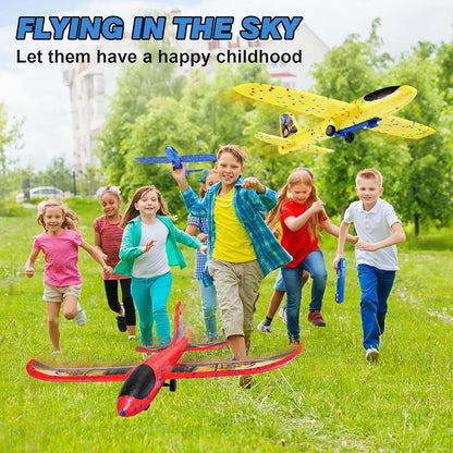 3 pack Plane Launcher, Outdoor interactive toy