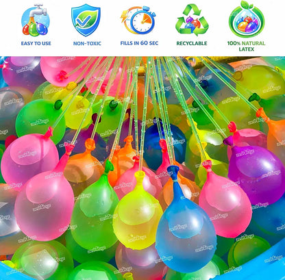 3 Packs of 111 Rapid Fill Water Balloons™ (333 Balloons Total)