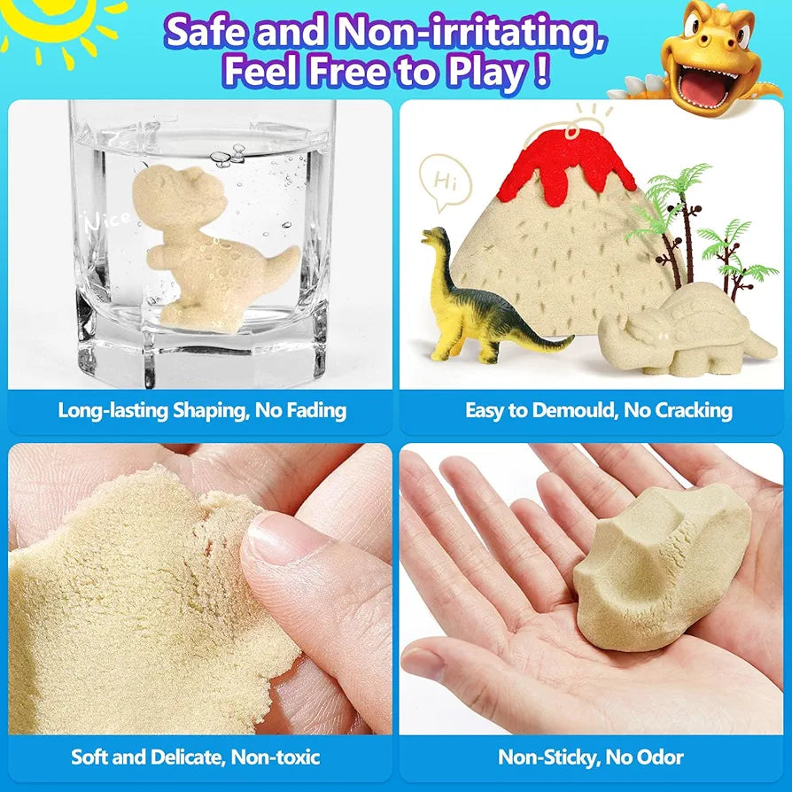 KiddosLand Dinosaurs Magic Play Sand box