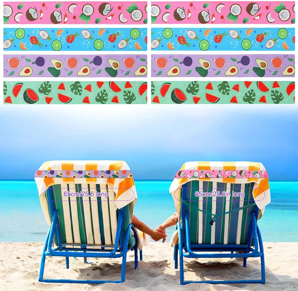 Large Towel Bands for Beach Chairs