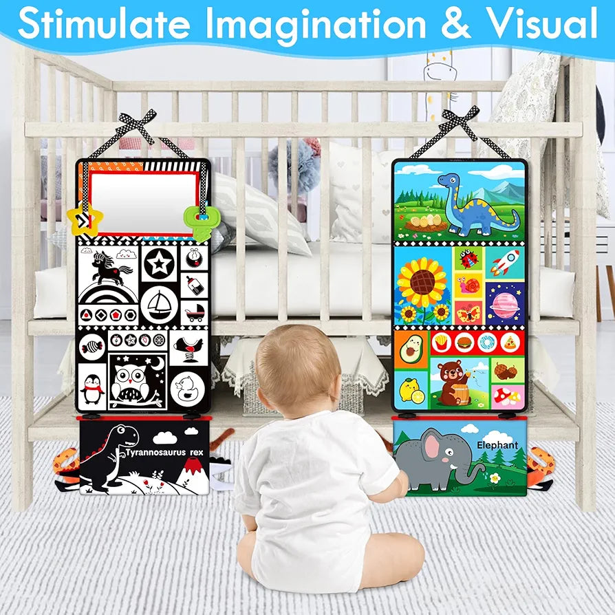 Baby Mirror Tummy Time Book