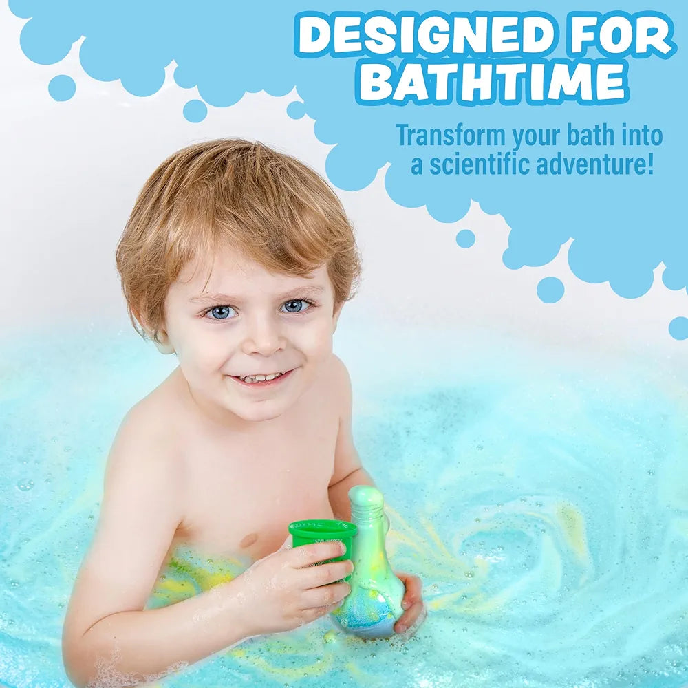 Tub Works Kids Bath Bomb Potion 6 Pack, Foams & Bubbles