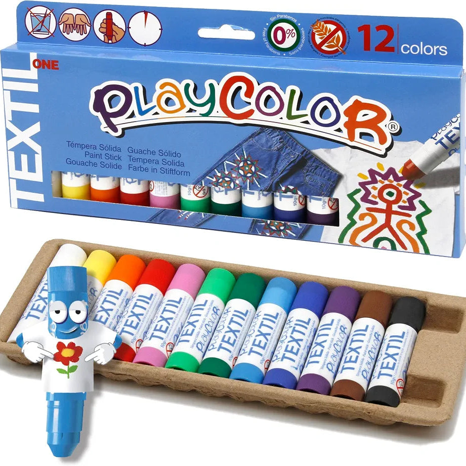 Textile One Solid Poster Paint Stick (Pack of 12)