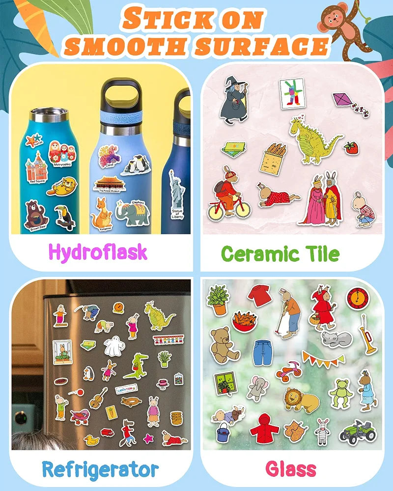 Reusable Stickers Book 4 Seasons