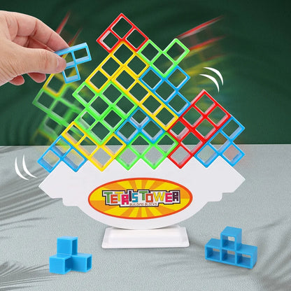 Tetris Tower Balance Building Toy