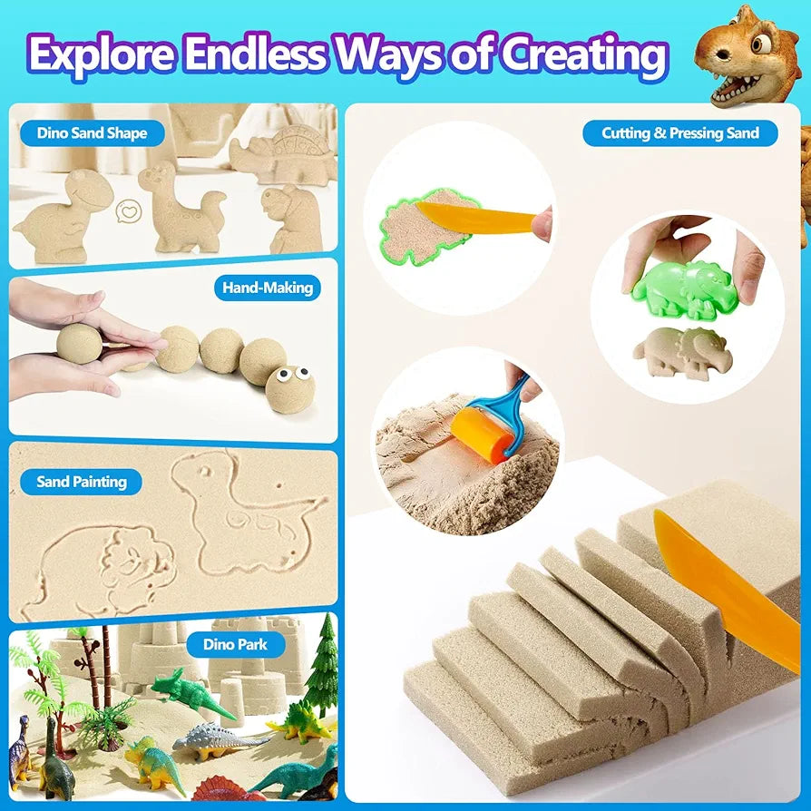 KiddosLand Dinosaurs Magic Play Sand box