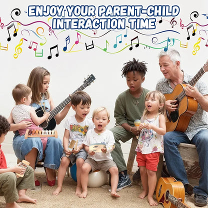 Montessori Musical Toy Set (12M+) | Baby Music Wooden Box 🎶