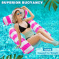 4-in-1 Inflatable Water Hammock Set with Pump (Pack of 2) – Pool & Beach Floating Loungers