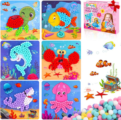 DIY Pom Pom Crafts & Art Kit