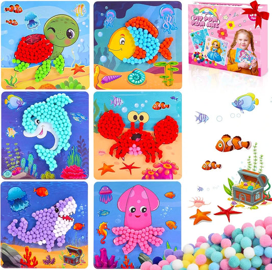 DIY Pom Pom Crafts & Art Kit