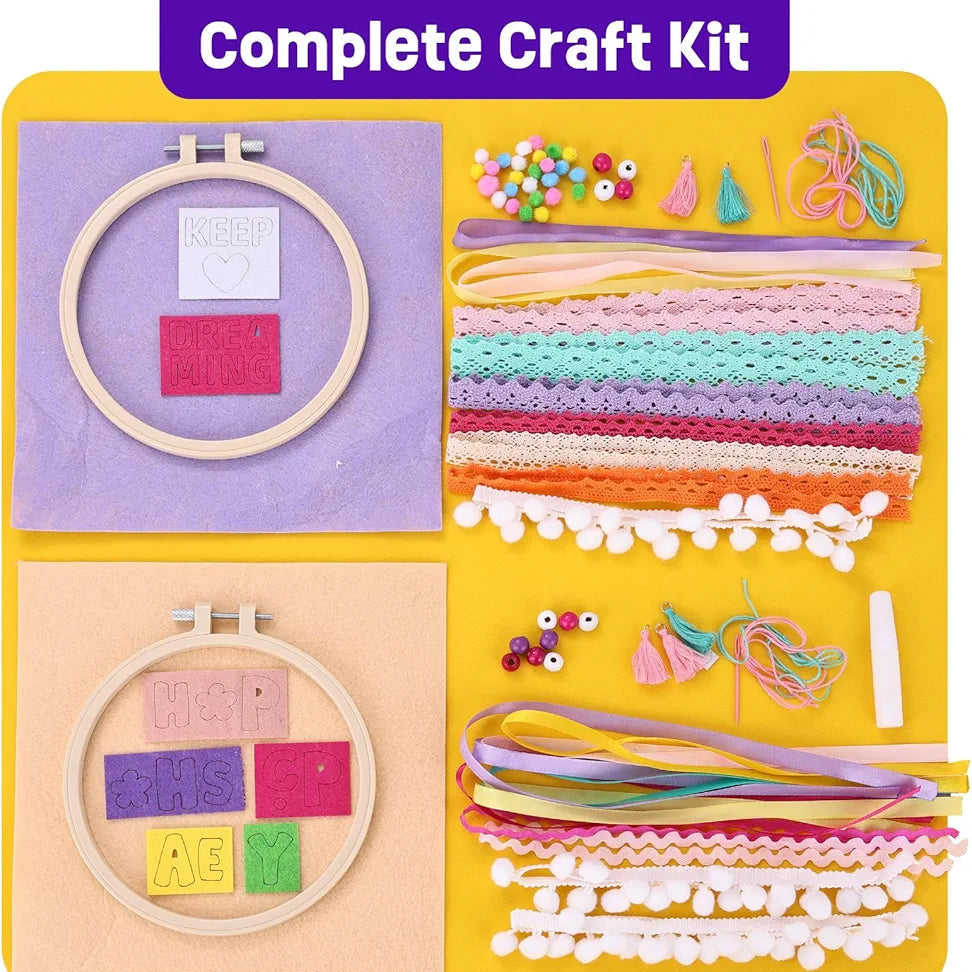 Dream Catcher Craft Kit™ Create 2 Beautiful Room Decorations (39+ Pieces)